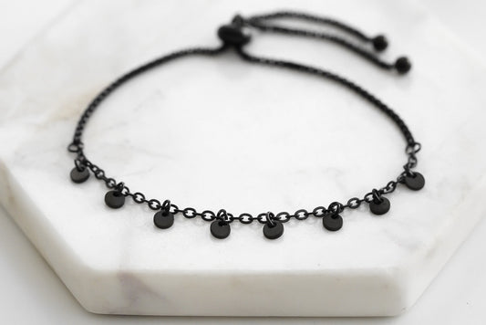 Goddess Collection - Black Mae Bracelet