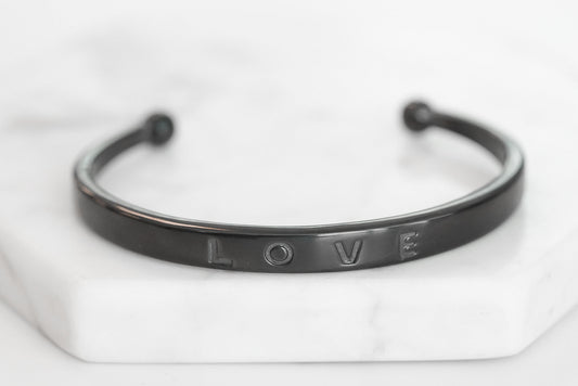 Love Collection - Black Bracelet