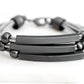 Metallic Collection - Black Slate Bracelet