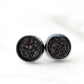 Regal Collection - Black Raven Stud Earrings