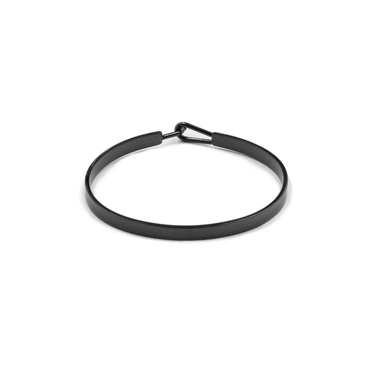 Cuff Collection - Black Bracelet 4MM