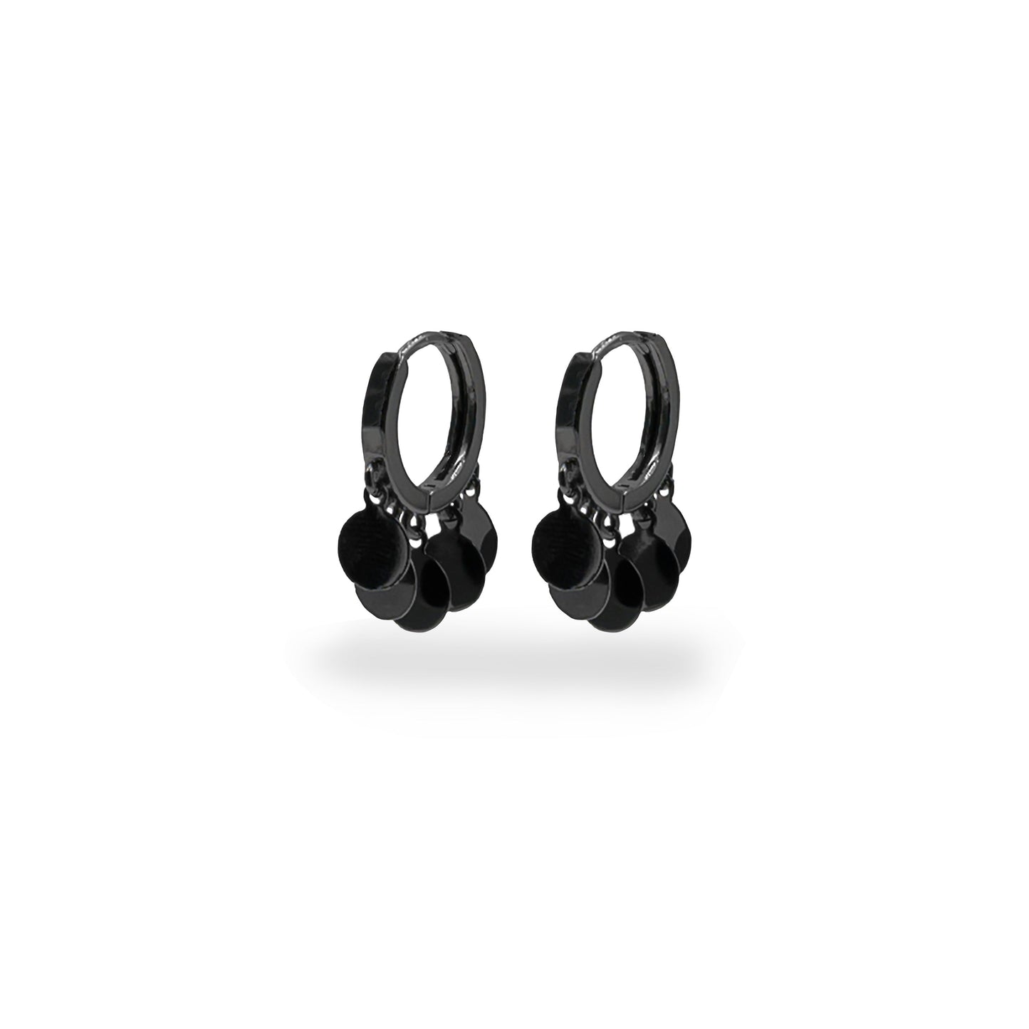 Goddess Collection - Black Esmeralda Earrings